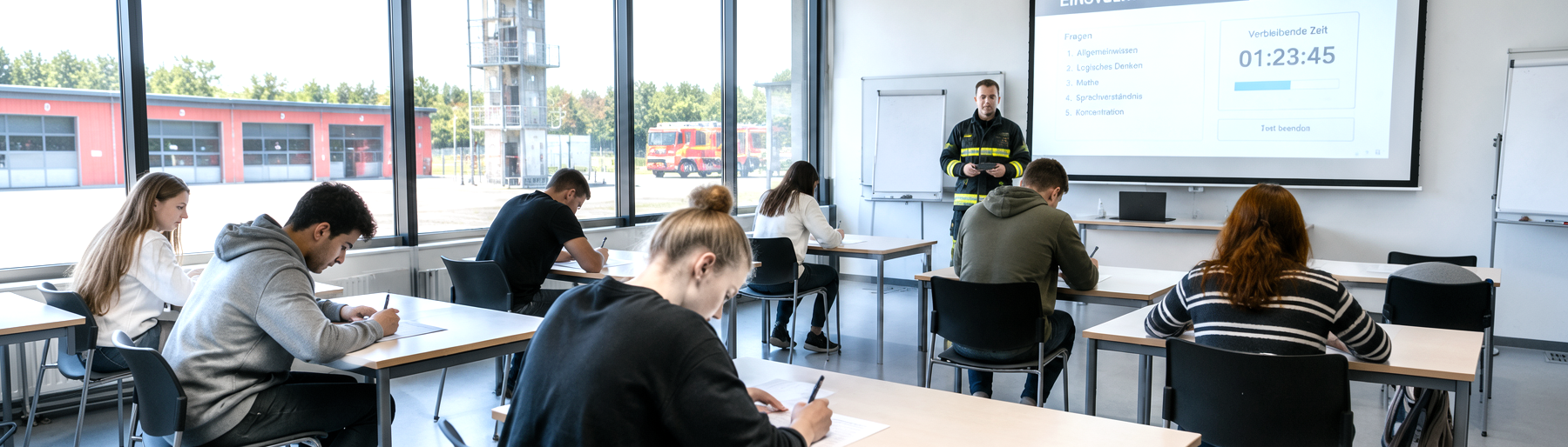 Wie verläuft der Feuerwehrtest?